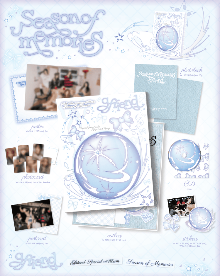 GFRIEND Special Album Season of Memories – album ( / / ) | HobiEgo