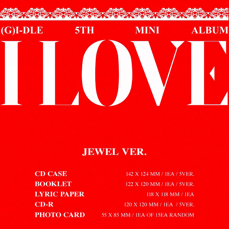 (G)I - DLE 5th Mini Album I LOVE (Jewel Case Version) – album (Miyeon / / ) | HobiEgo
