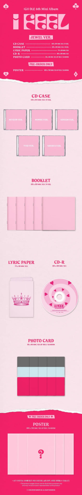 (G)I - DLE 6th Mini Album I Feel (Jewel Case version) – album (Miyeon / / ) | HobiEgo