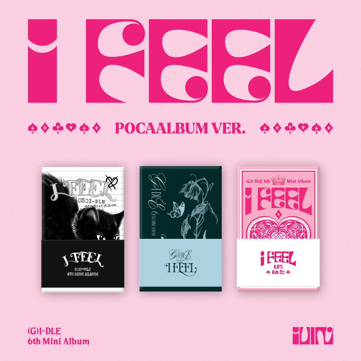 (G)I - DLE 6th Mini Album I Feel (PocaAlbum Version) – album (Cat / / ) | HobiEgo