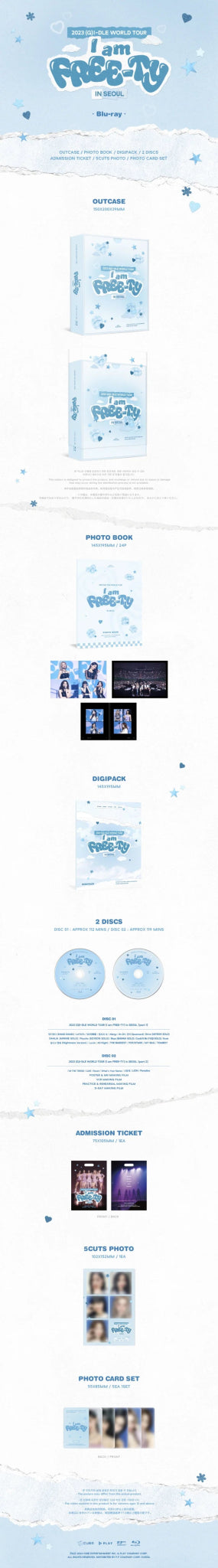 (G)I - DLE I Am Free - Ty In Seoul 2023 (G)I - DLE World Tour Blu - Ray – album ( / / ) | HobiEgo