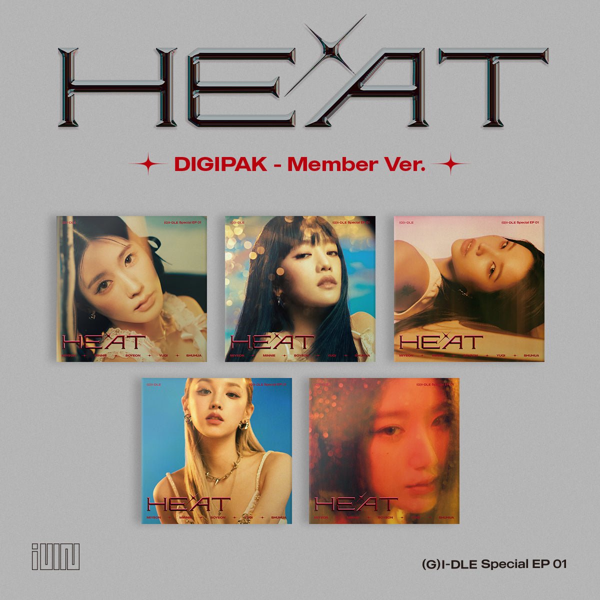(G)I - DLE Special EP 01 HEAT (Digipack Member Version) – album (Miyeon / / ) | HobiEgo