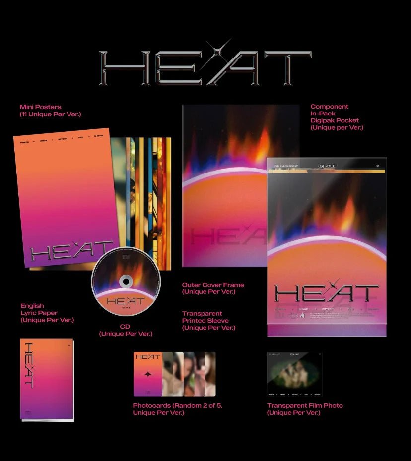 (G)I - DLE Special ep1 HEAT (Sleeve Version) – album (Blaze / / ) | HobiEgo