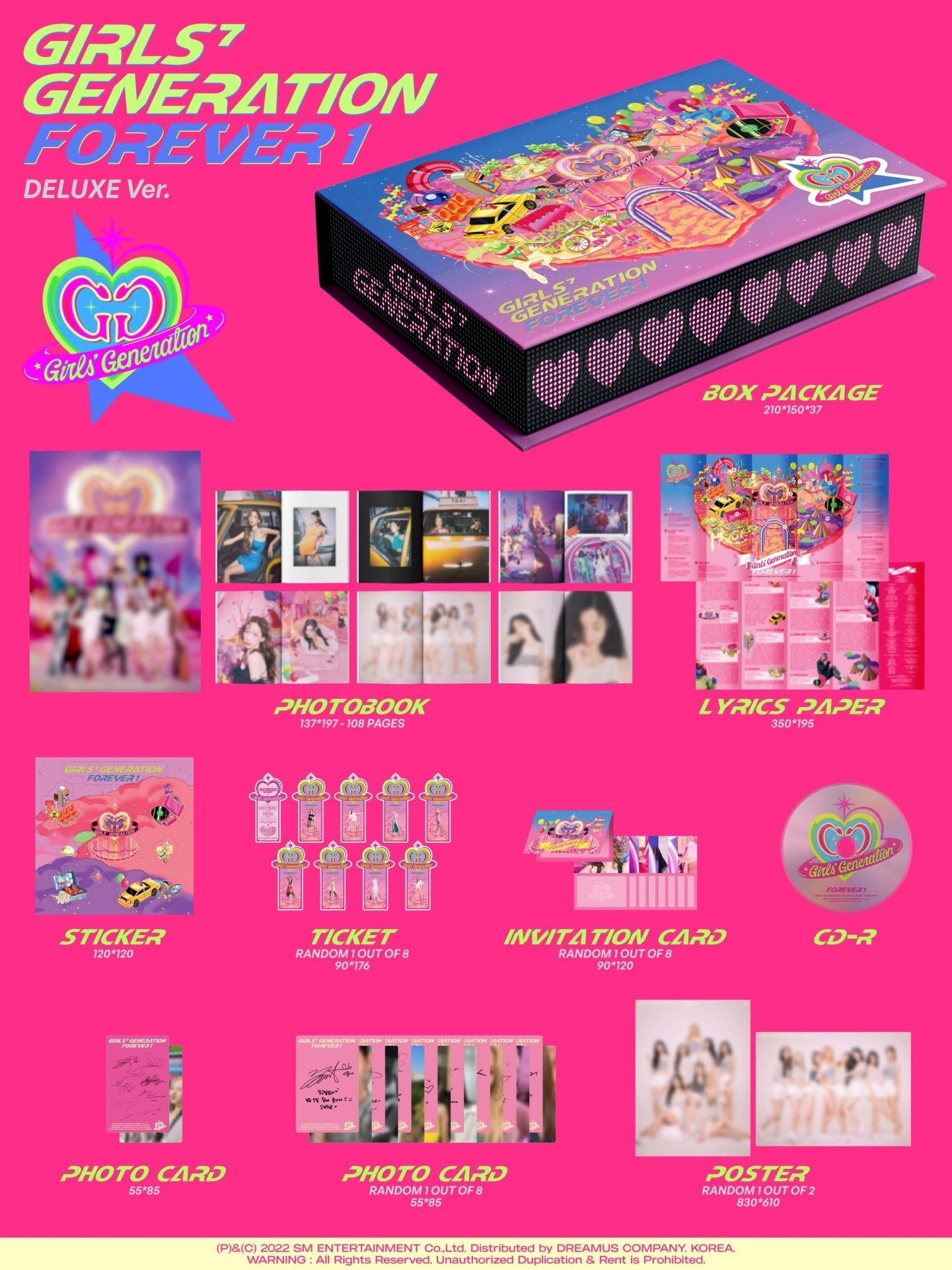 Girls' Generation 7th Album FOREVER 1 (DELUXE Version) – album ( / / ) | HobiEgo