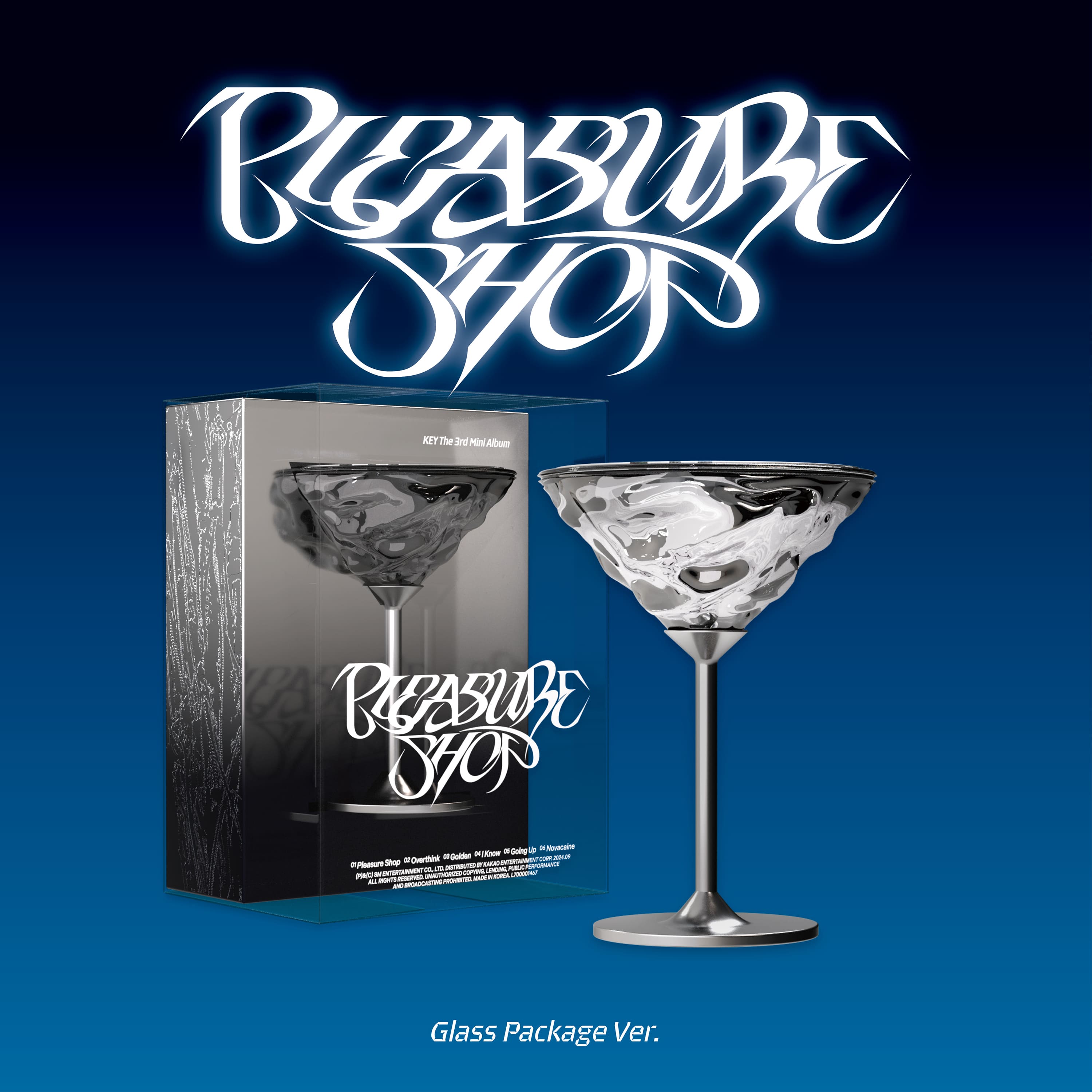 KEY 3rd Mini Album Pleasure Shop (Glass Package Version)