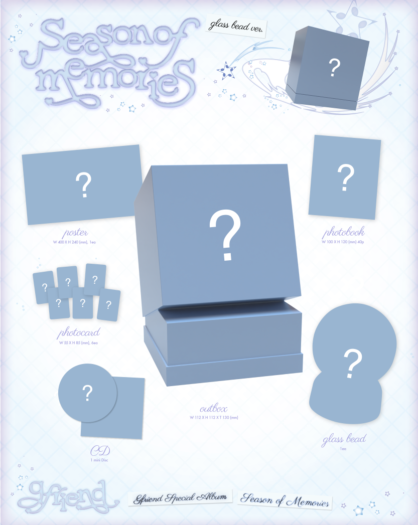 PRE-ORDER GFRIEND Special Album Season of Memories (Glass Bead Version)