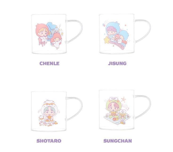 Nct dream sanrio pop up jeno glass hotsell cup photocard set