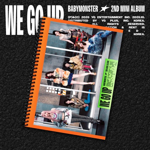 PRE-ORDER BABYMONSTER 2nd Mini Album WE GO UP (GO Version)