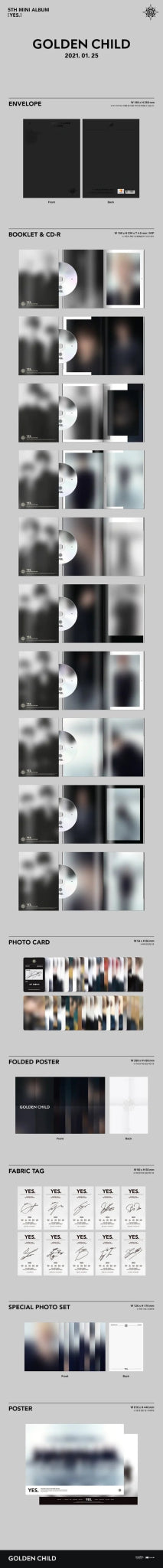 Golden Child 5th Mini Album YES. – album ( / / ) | HobiEgo