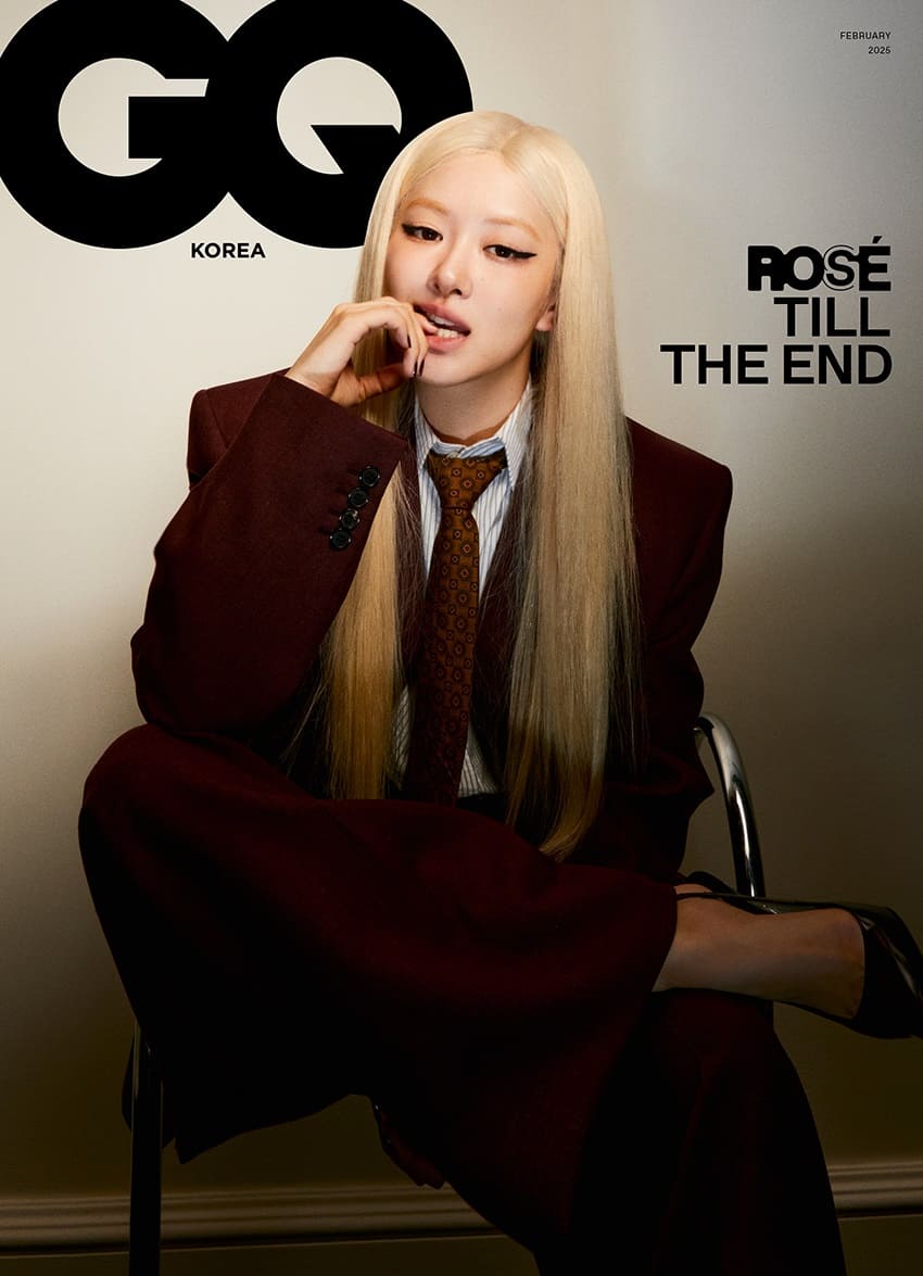 GQ KOREA February 2025 BLACKPINK ROSÉ – magazines (D / / ) | HobiEgo