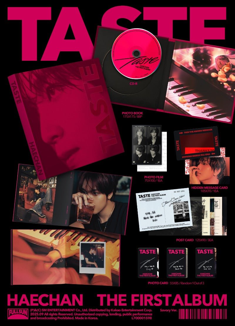 HAECHAN 1st Album TASTE (Savory Version) – album ( / / ) | HobiEgo
