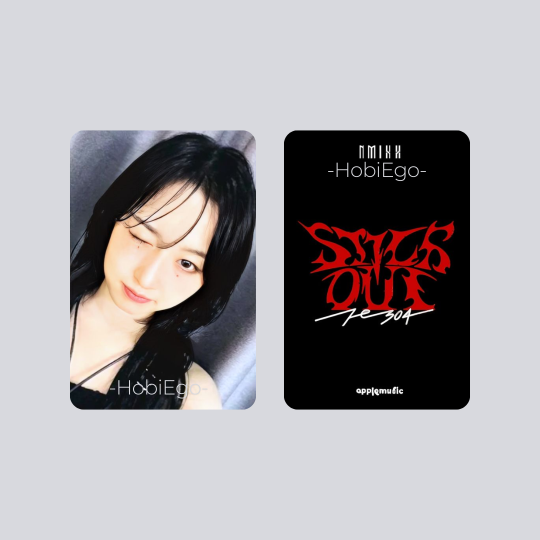 NMIXX 3rd Mini Album Fe3O4: STICK OUT Apple Music Photocards