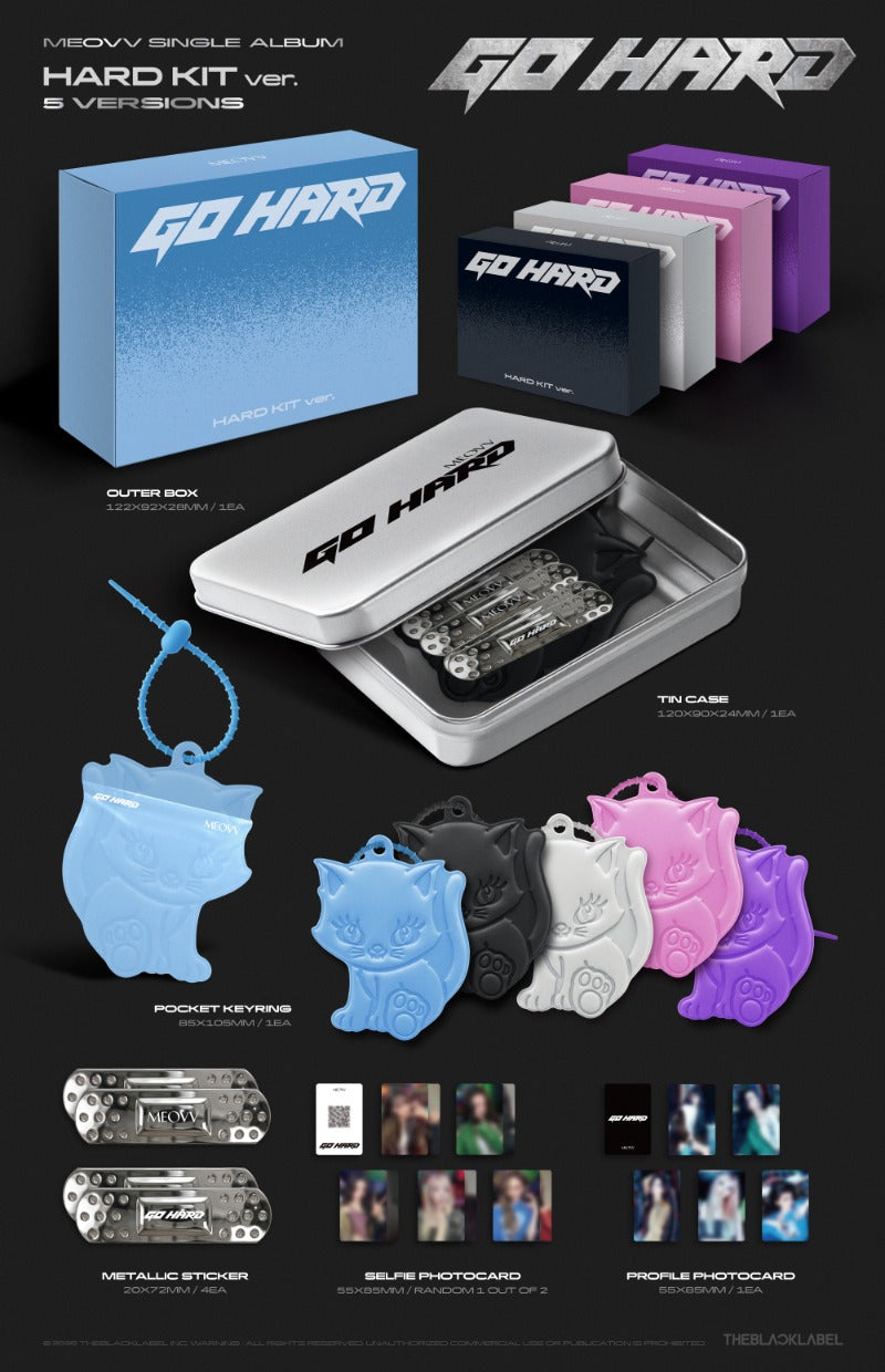 PRE-ORDER MEOVV Single Album GO HARD (HARD KIT Version)