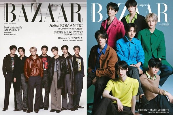HARPER'S BAZAAR April 2025 ENHYPEN – album (Regular Issue (Black) / / ) | HobiEgo