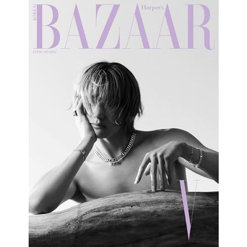HARPER’S BAZAAR Korea 2024.Feb Cover : BTS V – magazines (B / / ) | HobiEgo