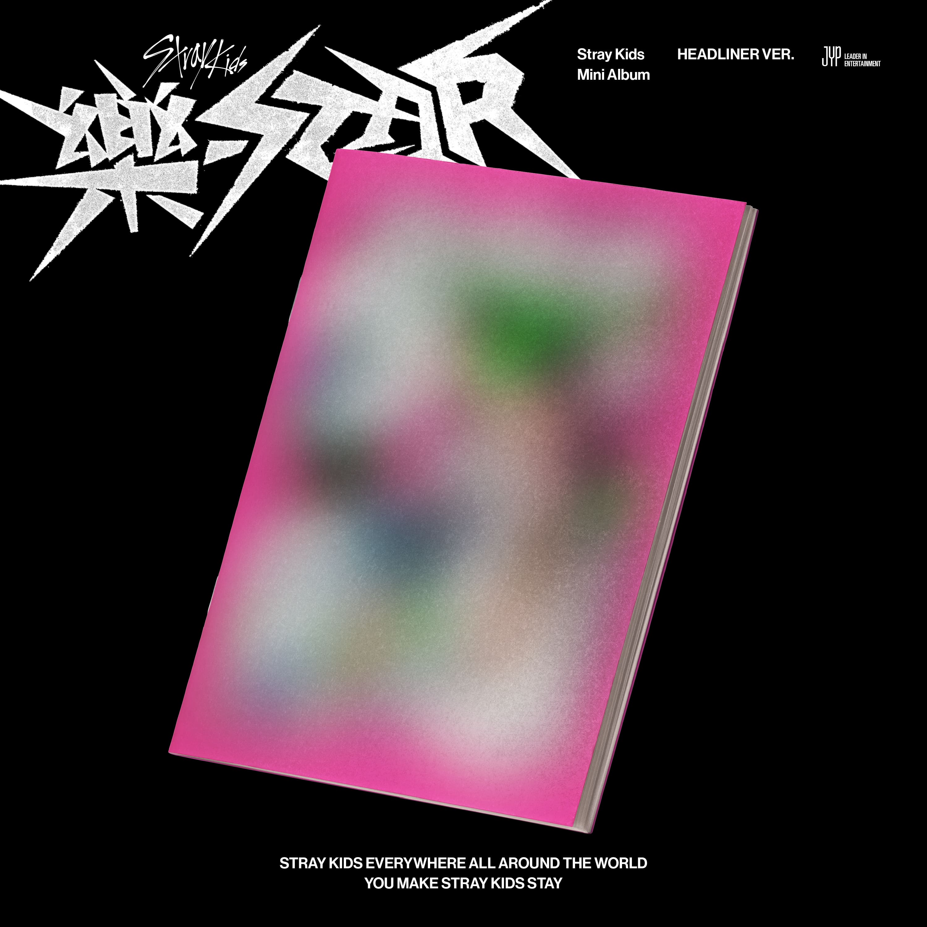 Stray Kids 8th Mini Album 樂-STAR (HEADLINER Version) + Yes24 POB