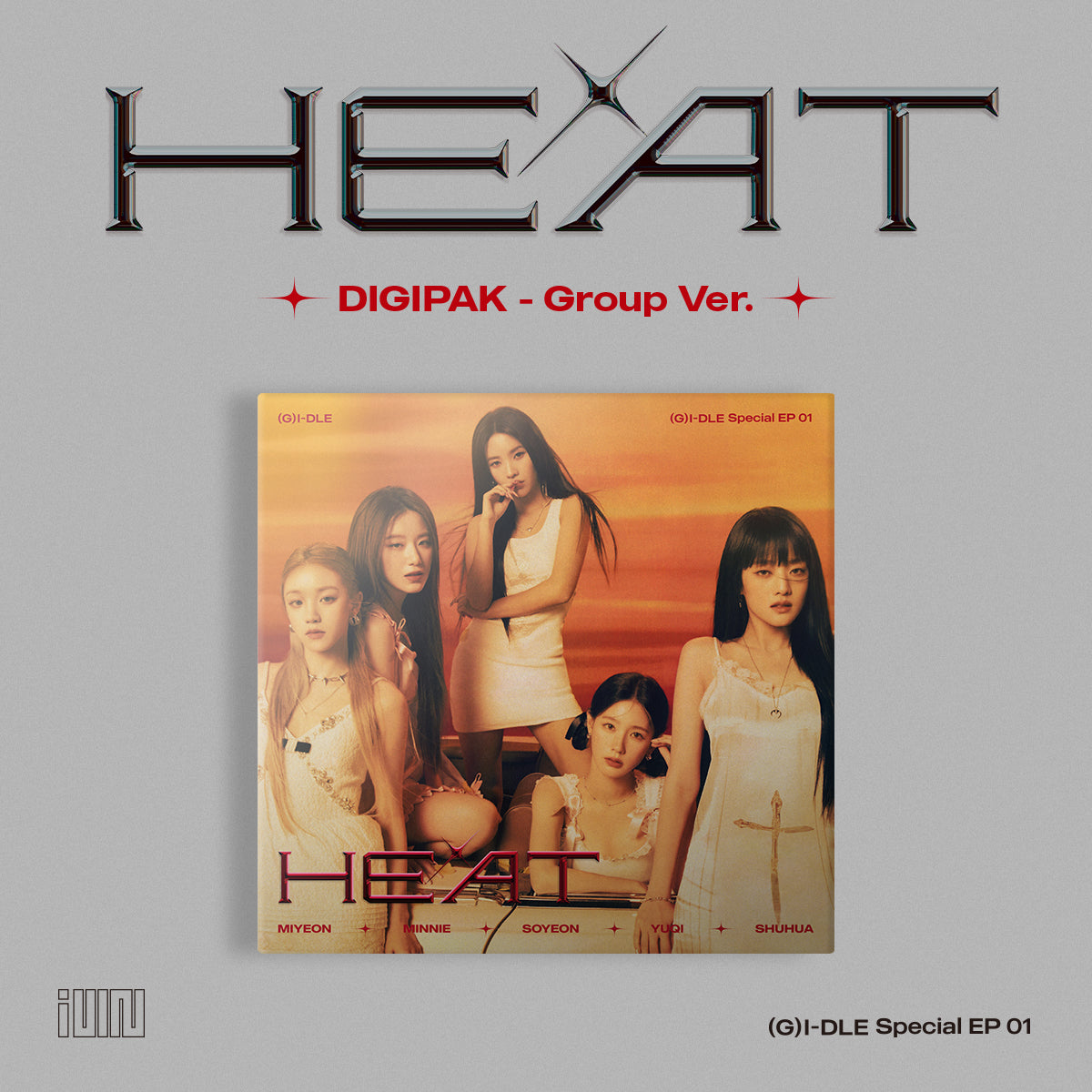 (G)I-DLE Special EP 01 HEAT (Digipack Group Version)