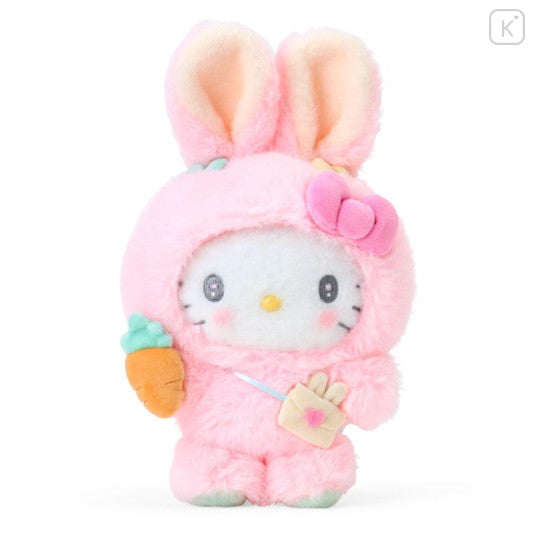 Sanrio Original Plush Toy Hello Kitty Fluffy Ear Rabbit Club