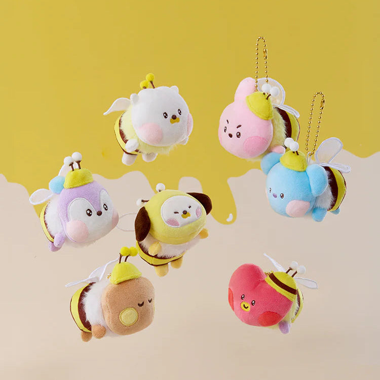 BT21 Mini Mini Honeybee Doll Keyring