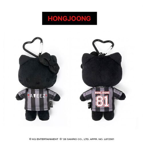 PRE-ORDER  ATEEZ X HELLO KITTY' Pop Up Official MD Stuffed Toy Keyring