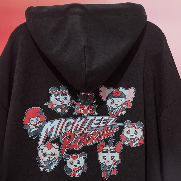 PRE-ORDER ATEEZ MIGHTEEZ COLLER Rock The Stage Zip-Up Hoodie
