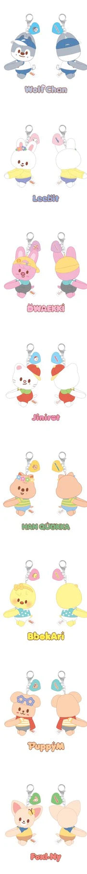 PRE-ORDER Stray Kids SKZOO X SANRIO HUG PLUSH KEYRING
