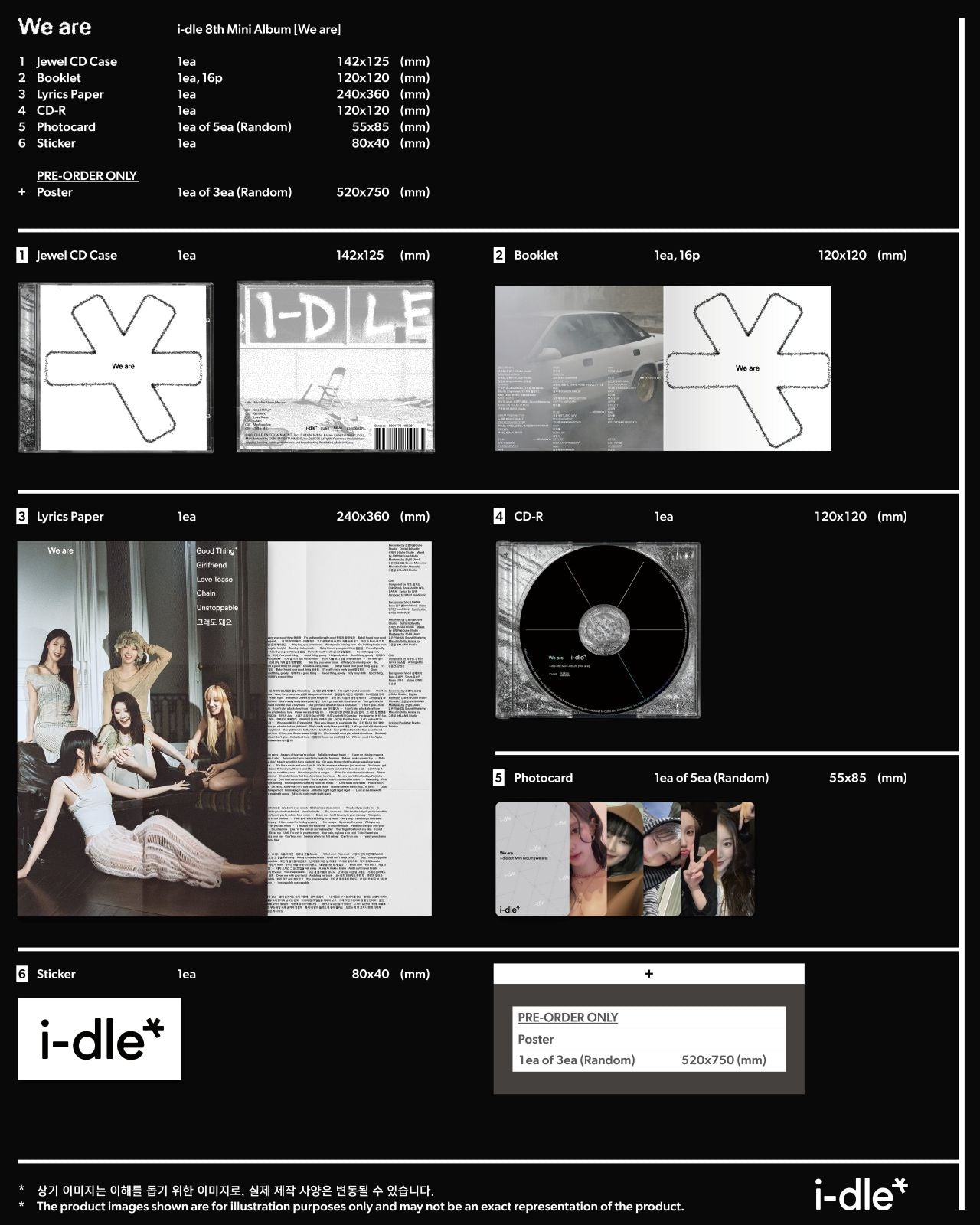 i - dle 8th Mini Album We are (Special Jewel Version) – album ( / / ) | HobiEgo