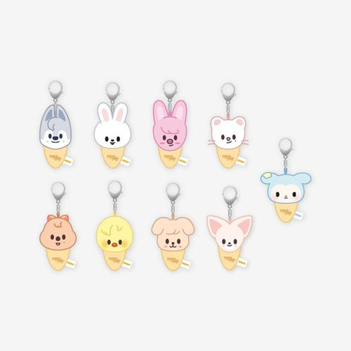 PRE-ORDER Stray Kids THIS & THAT MD SKZOO Plush Keyring Ice Cream