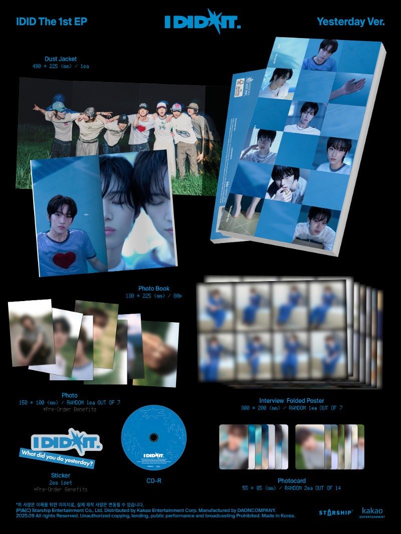 IDID 1st Mini Album I did it – HobiEgo