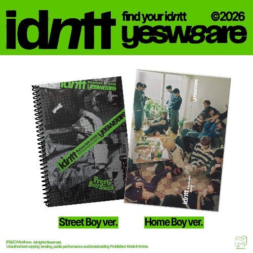 idntt 2nd Mini Album yesweare Photobook Version – album 8804775459252 (Street Boy / / ) | HobiEgo