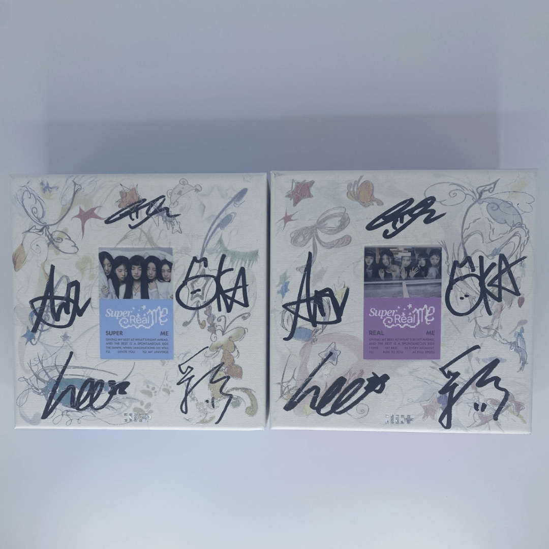 ILLIT 1st Mini Album SUPER REAL ME (Signed Edition) – album (SUPER ME (BLUE) / / ) | HobiEgo