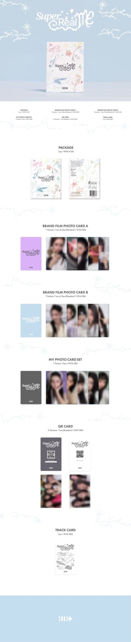 ILLIT 1st Mini Album SUPER REAL ME (Weverse Albums Version) – album ( / / ) | HobiEgo