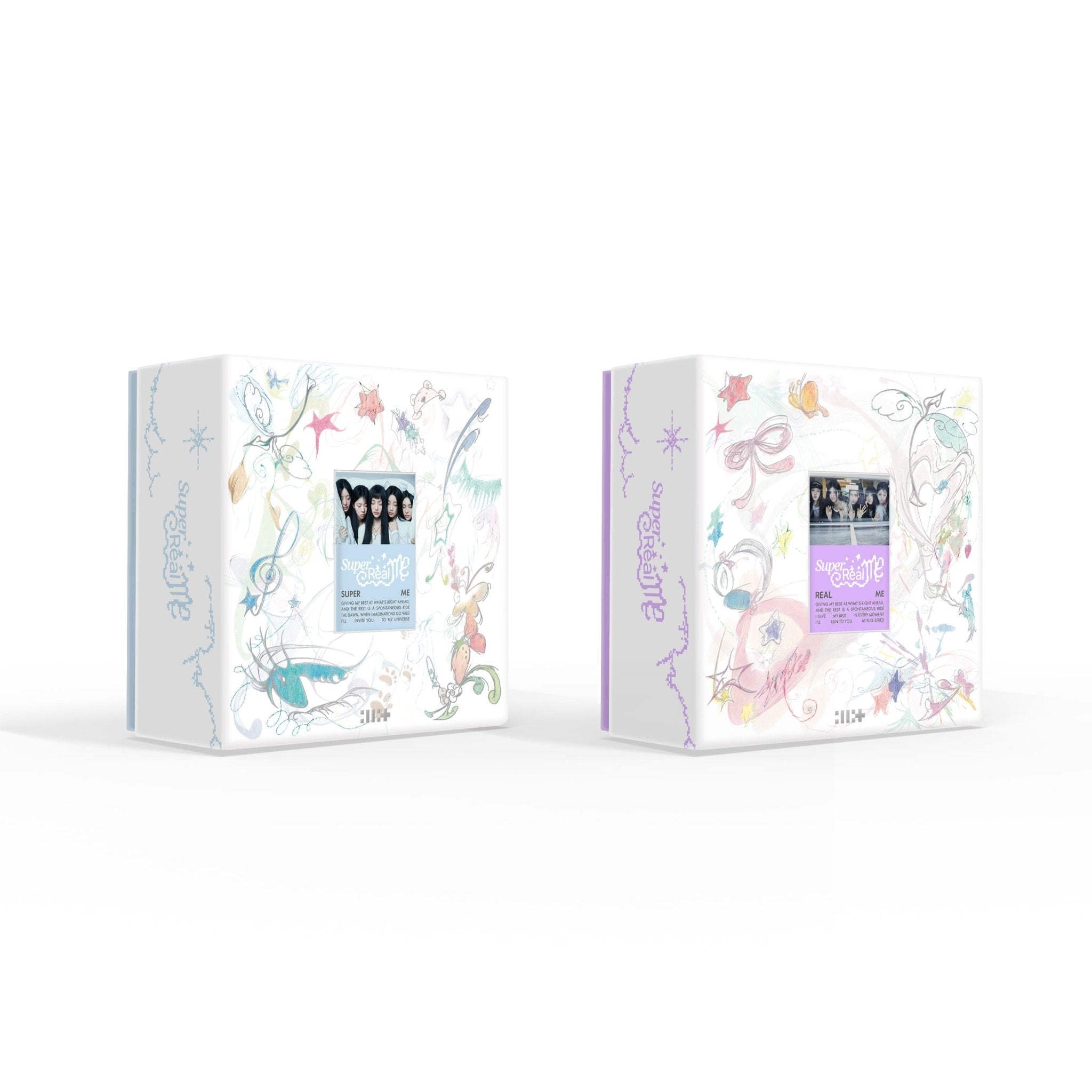 ILLIT 1st Mini Album SUPER REAL ME – album (SUPER ME (BLUE) / / ) | HobiEgo