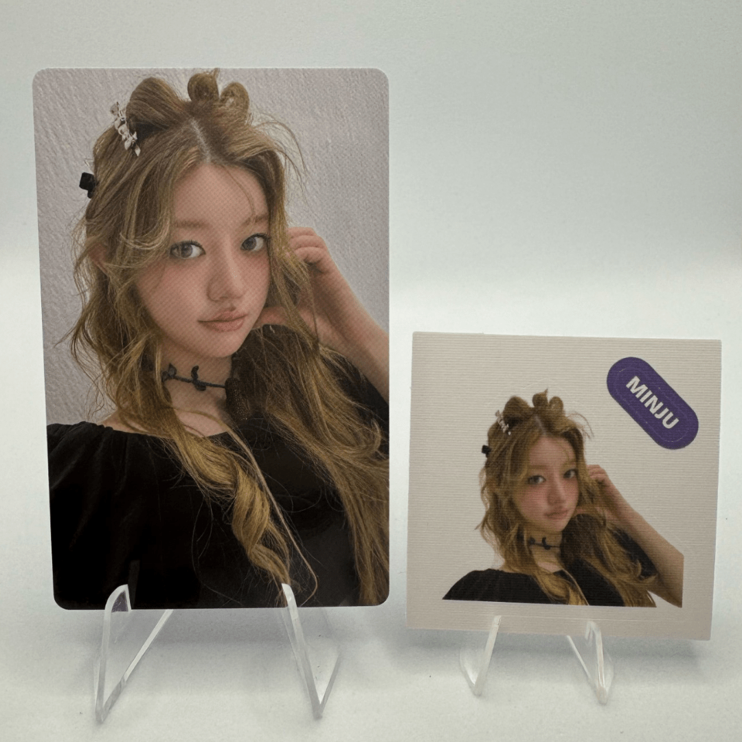 ILLIT 2nd Mini Album I'll Like You Weverse Photocards + Sticker – Photocards (Minju / / ) | HobiEgo