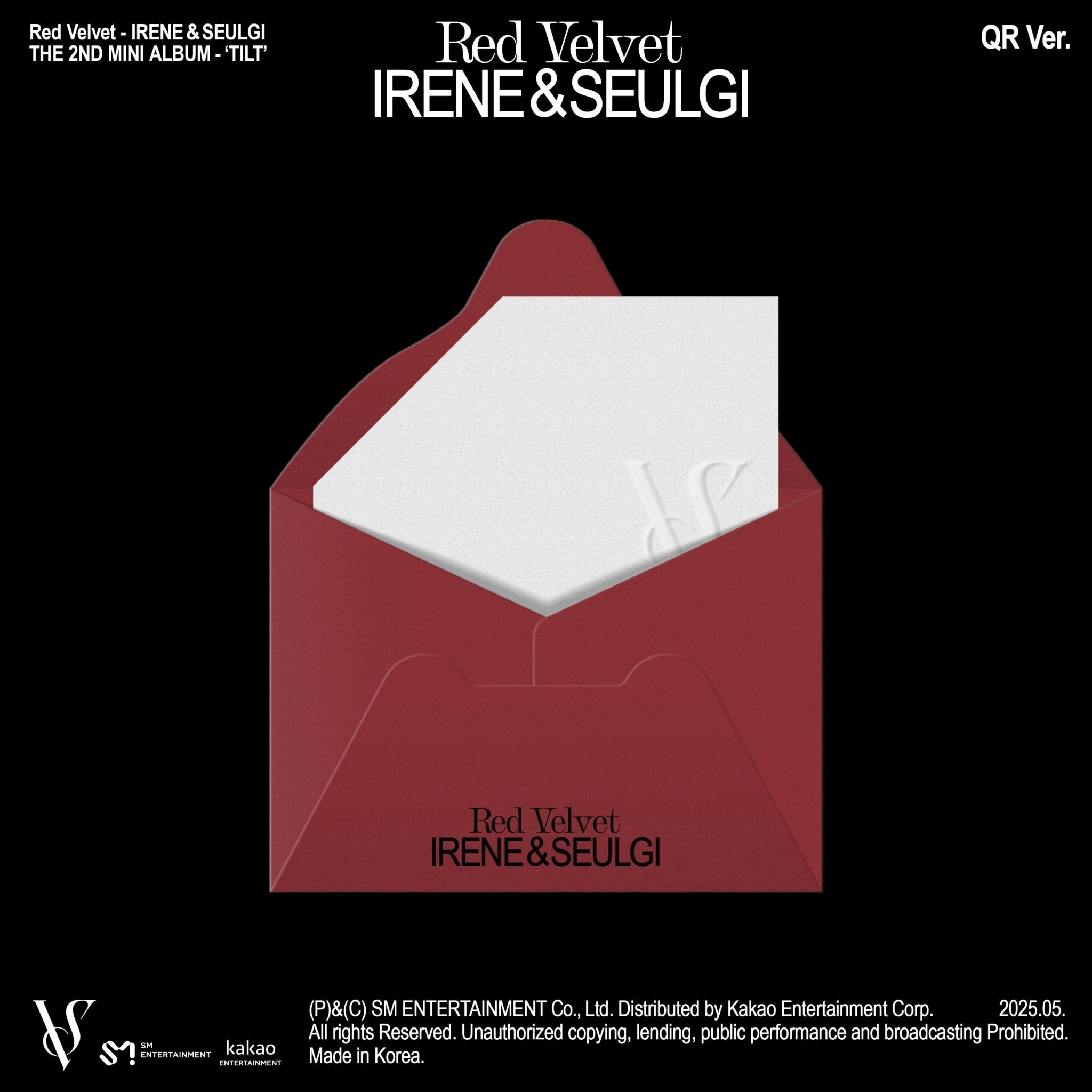 IRENE & SEULGI 2nd Mini Album TILT (QR Version) – album ( / / ) | HobiEgo