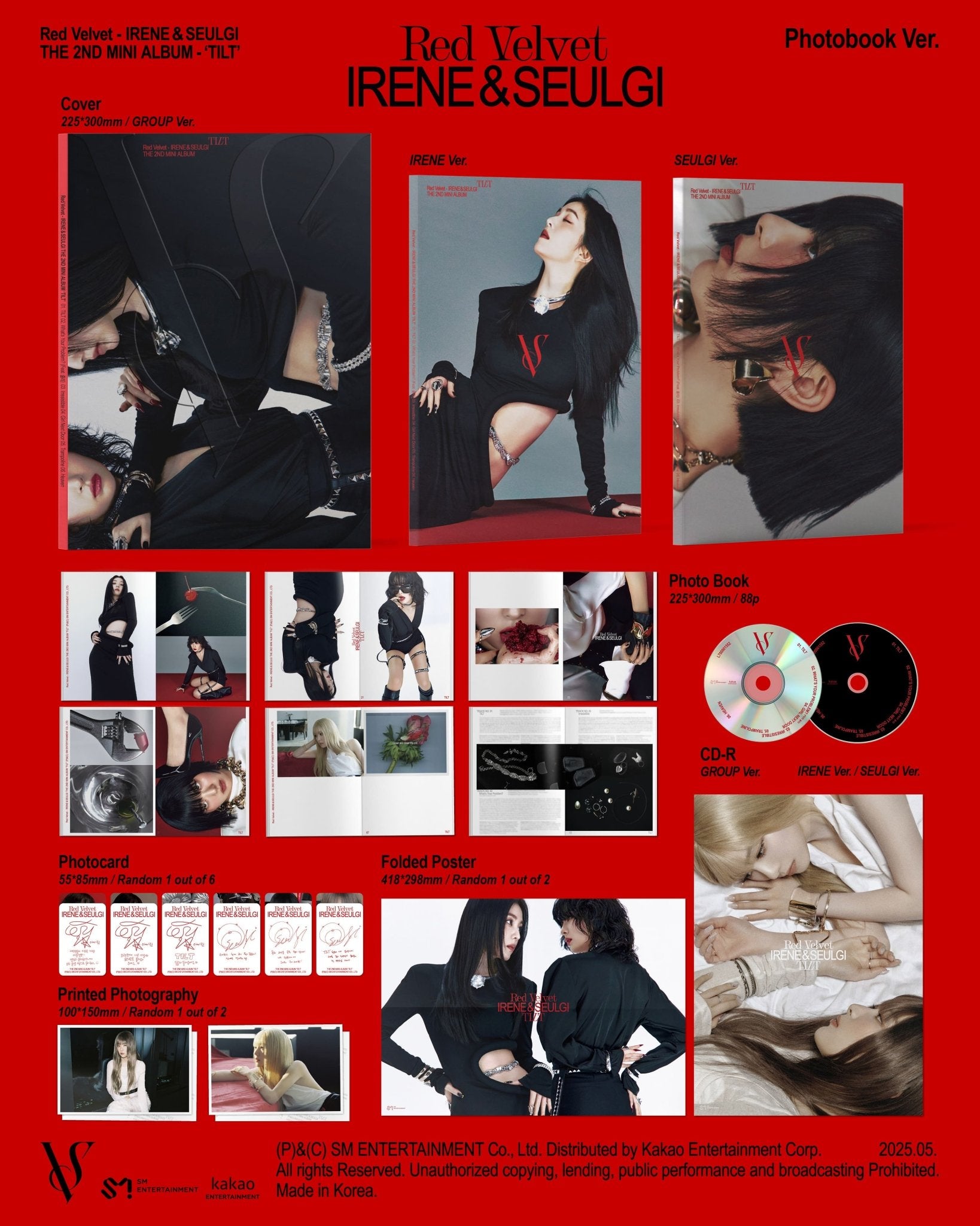 IRENE & SEULGI 2nd Mini Album TILT – album (Group / / ) | HobiEgo