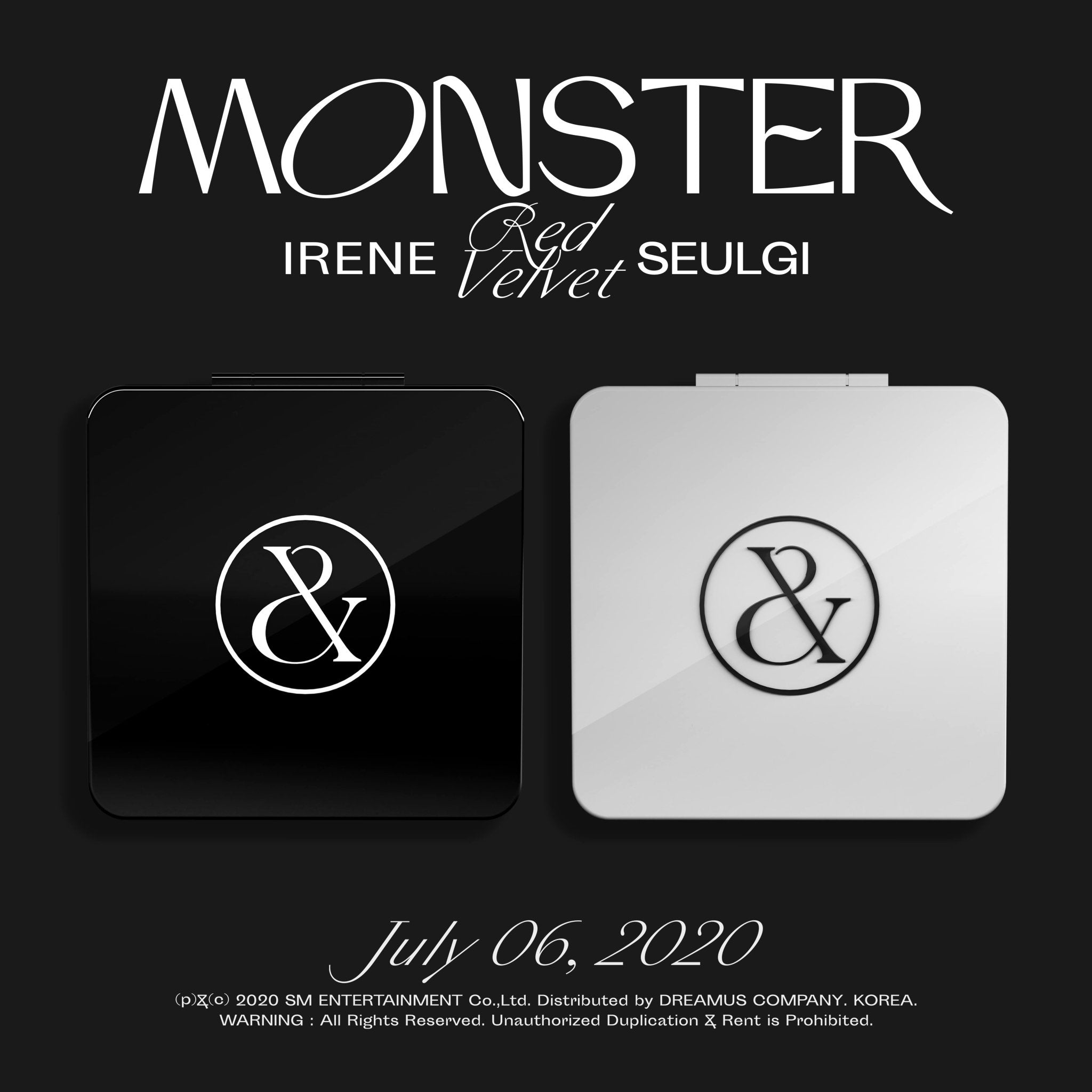 IRENE & SEULGI (Red Velvet) 1st Mini Album Monster – album (Top Note (BLACK) / / ) | HobiEgo