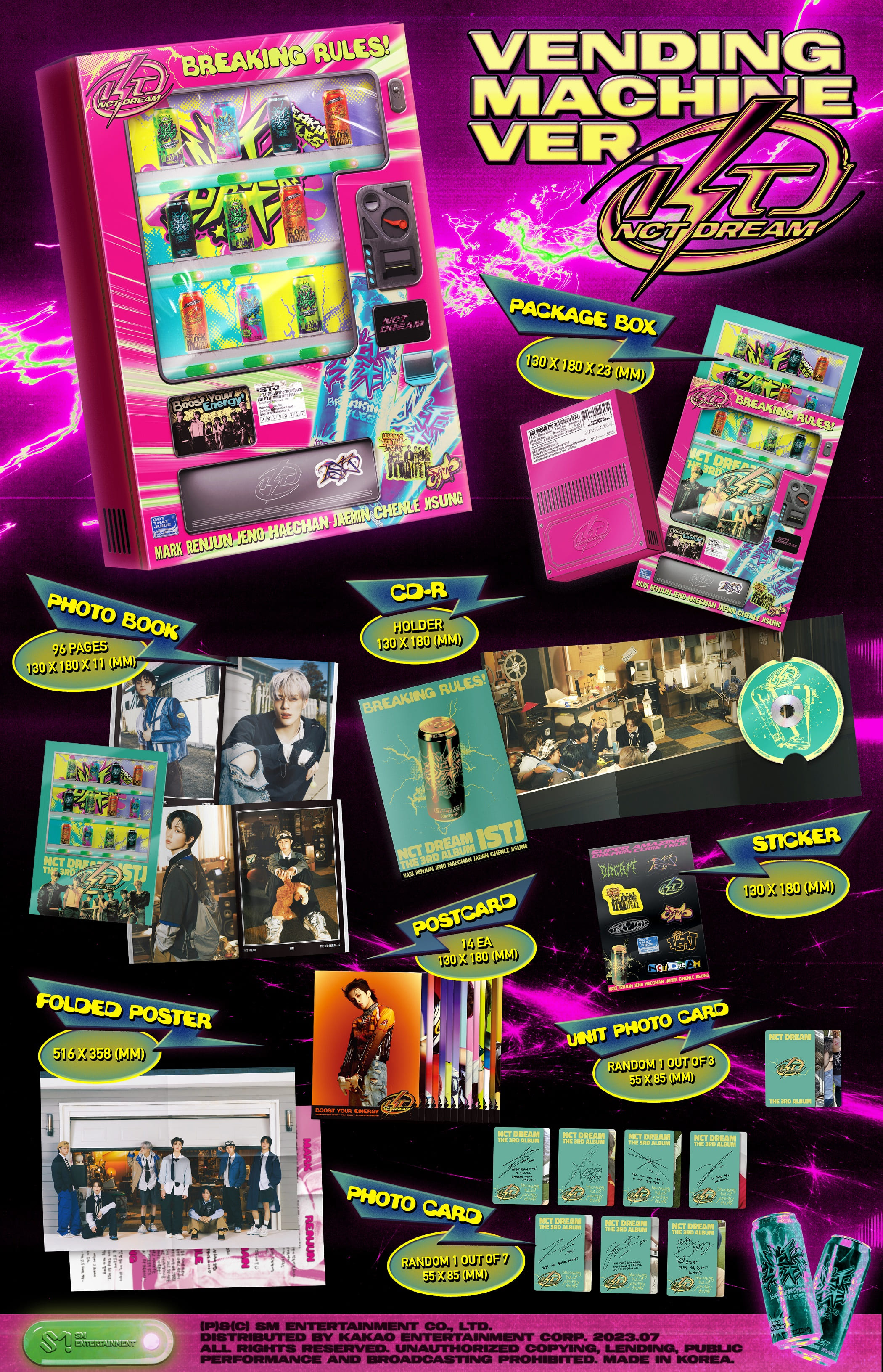 NCT DREAM 3rd Album ISTJ (Vending Machine Version)