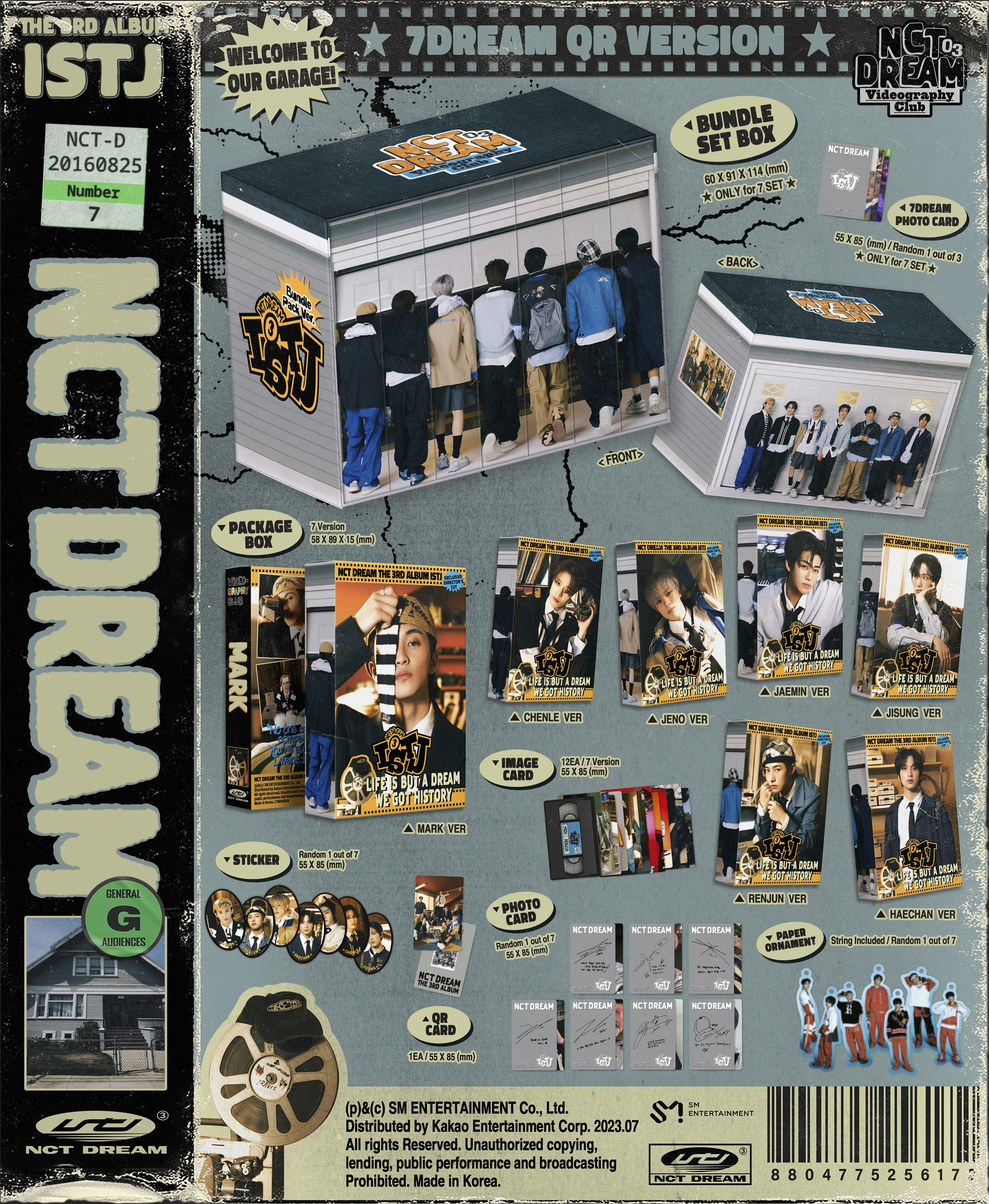 NCT DREAM 3rd Album ISTJ (7DREAM QR Version)