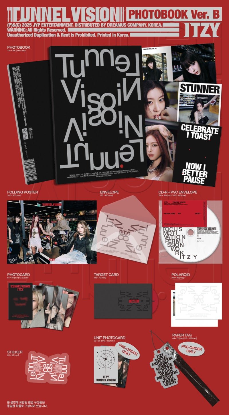 ITZY 11th Mini Album TUNNEL VISION – album (A / / ) | HobiEgo
