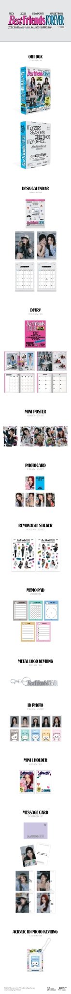 ITZY 2025 Season's Greetings Best Friends Forever + Aladin POB – Season's Greetings ( / / ) | HobiEgo