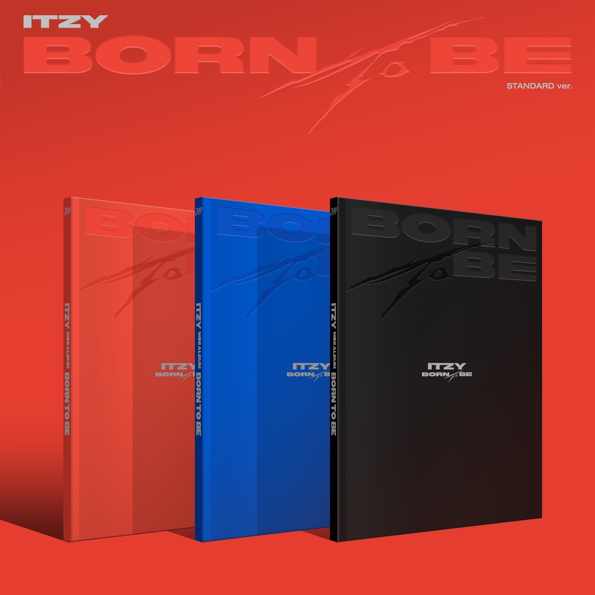 ITZY 2nd Full Album BORN TO BE (Standard Version) – album (A (RED) / / ) | HobiEgo