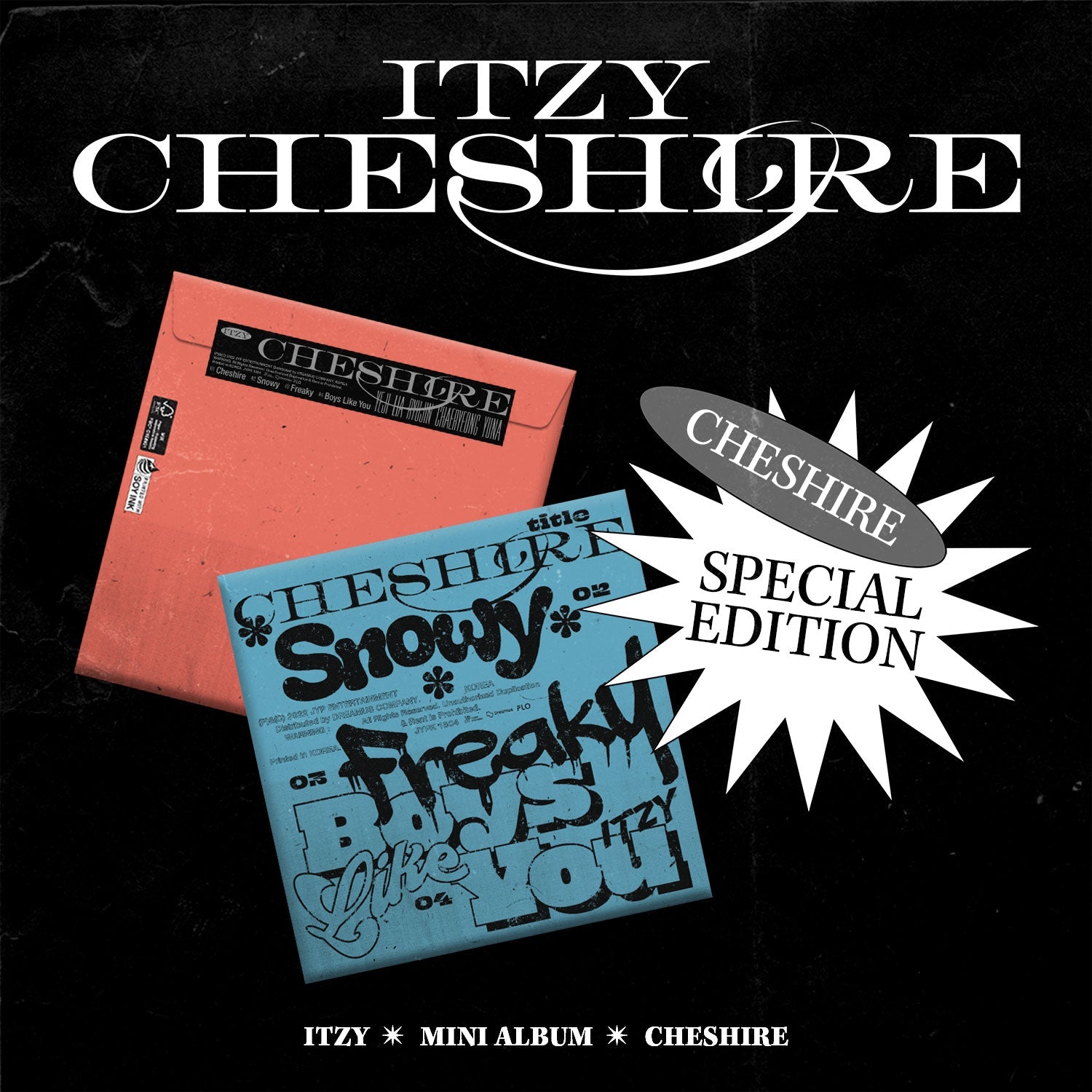 ITZY 6th Mini Album CHESHIRE (SPECIAL EDITION) – album (A (RED) / / ) | HobiEgo