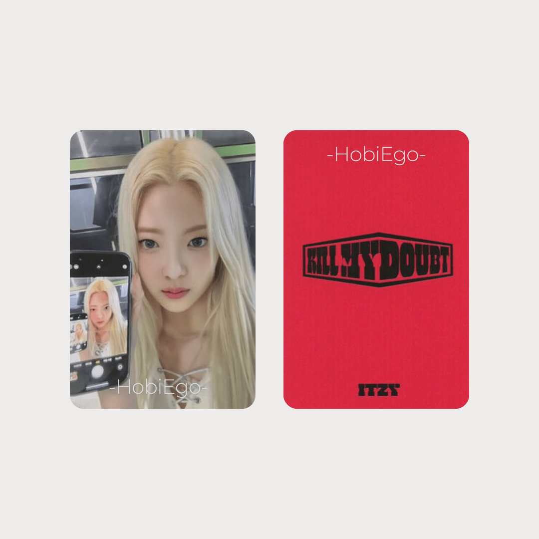 ITZY 7th Mini Album KILL MY DOUBT Aladin Photocards – Photocards (Lia / / ) | HobiEgo