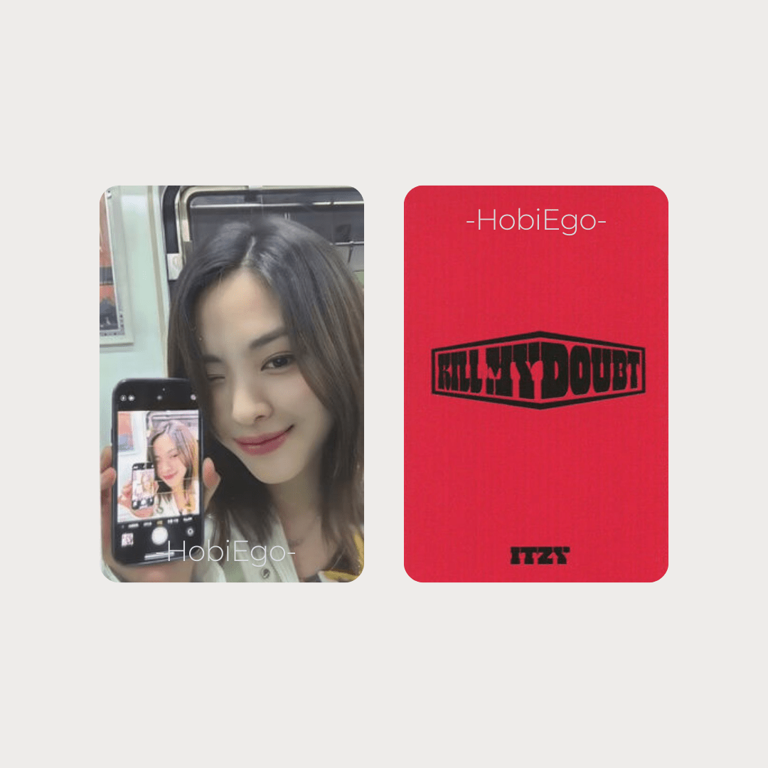 ITZY 7th Mini Album KILL MY DOUBT Aladin Photocards – Photocards (Ryujin / / ) | HobiEgo