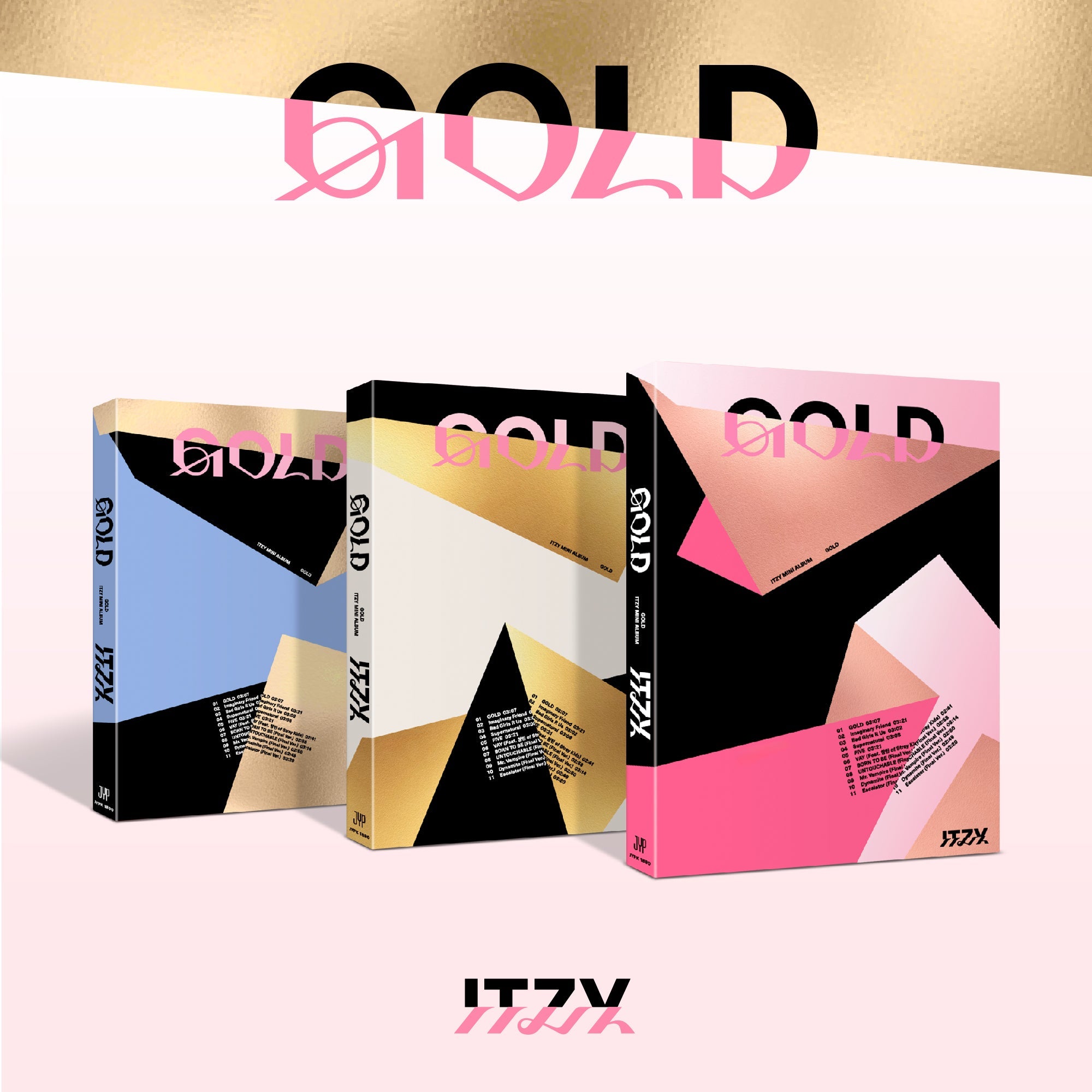 ITZY 9th Mini Album GOLD – album (Light Gold / / ) | HobiEgo