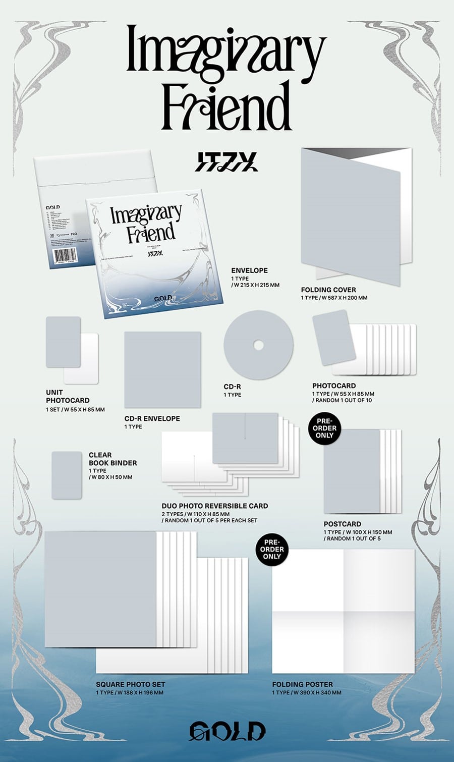 ITZY 9th Mini Album Imaginary Friend Version (SPECIAL EDITION) – album ( / / ) | HobiEgo