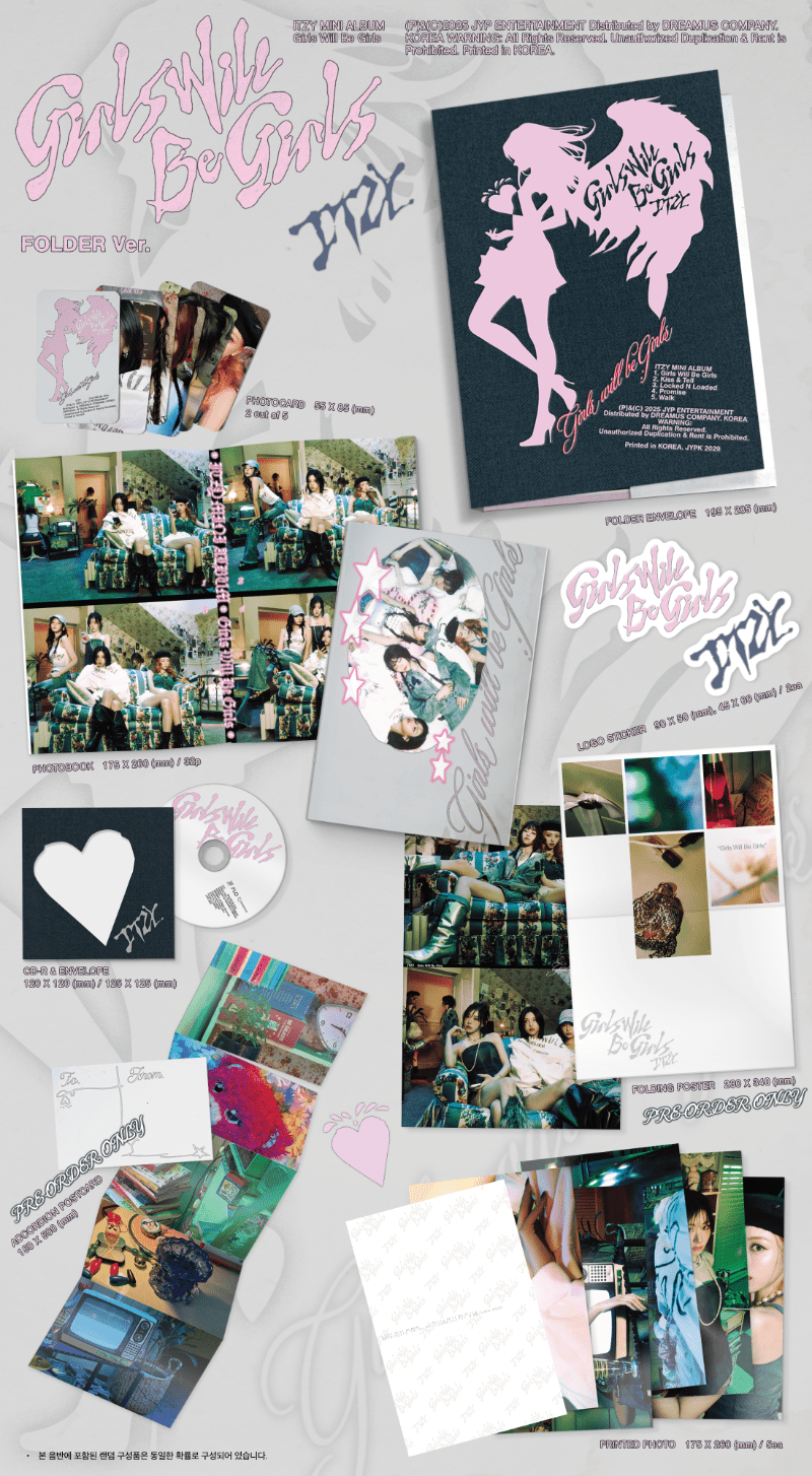 ITZY Girls Will Be Girls (Folder Version) – album ( / / ) | HobiEgo