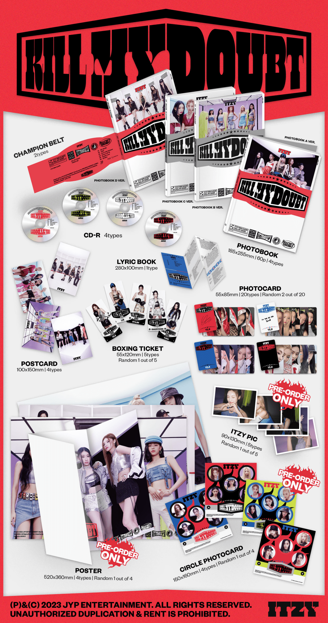 ITZY KILL MY DOUBT Standard – album (A / / ) | HobiEgo