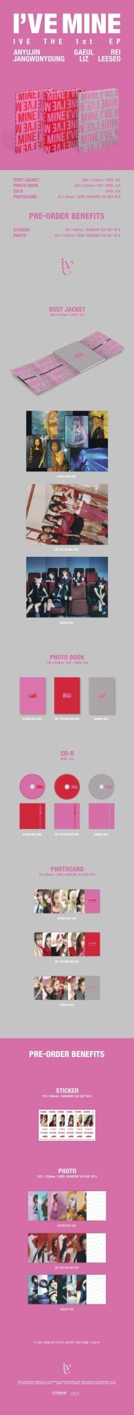 IVE 1st EP Album I'VE MINE – album (Either Way / / ) | HobiEgo